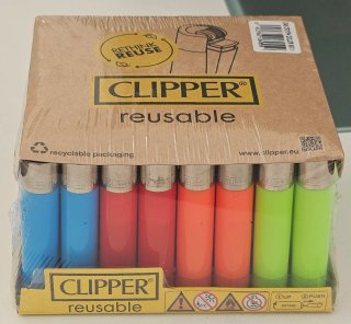 Pack 2 Cajas Mechero Clipper Reutilizable