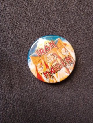 Pack 5 Chapas Iron Maiden Años 80