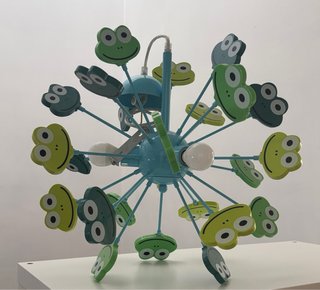 Lámpara techo infantil ranas
