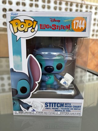 Funko Pop Stitch 1744 con Tabla de Ánimo