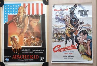 4 Carteles Cine Western Originales