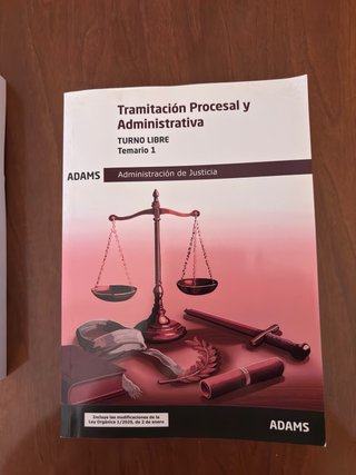 Temario 1, 2 y 3 Tramitación Procesal