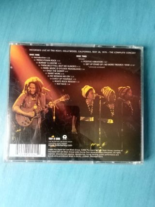 CD Doble Bob Marley & The Wailers Live at the Roxy