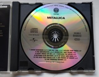 Cd Metallica The Black Album
