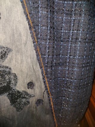 Vestido Talla 42 Tweed y Vaquero