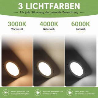 6x Downlight LED Empotrable 16W
