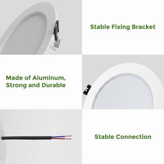 6x Downlight LED Empotrable 16W