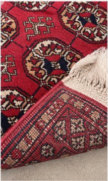 Alfombra Vintage Roja 300x80cm