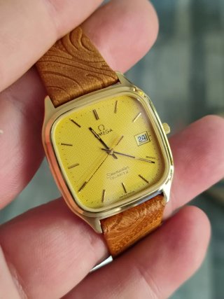Omega Seamaster Quartz Dorado