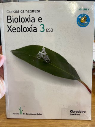 Libros Bioloxía e Xeoloxía 3º ESO Santillana