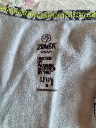Canotta Zumba wear Gialla fluorescente
