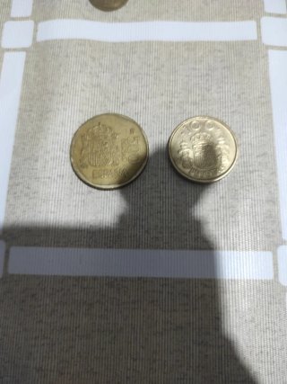 Lote de 5 monedas antiguas de pesetas