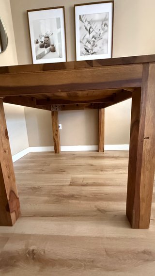 Mesa Comedor Madera Maciza 130cm