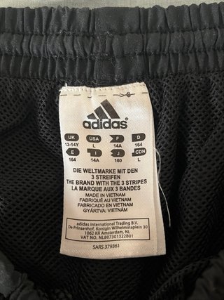 Pantalón chándal Real Madrid Adidas Negro