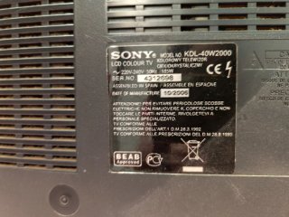 TV- minitor Sony de 40 pulgadas