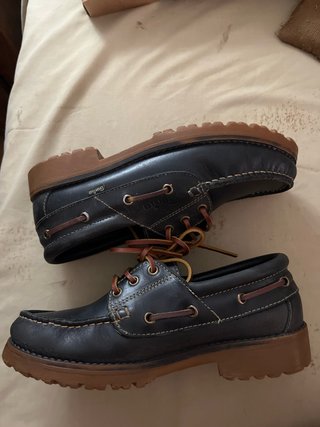 Zapatos náuticos Gorila negros y marrones
