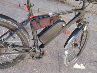 Bicicleta Eléctrica Negra Motor 1.500 CCC