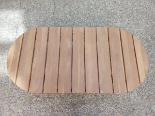 Mesa Centro Exterior Kave Home Madera y Metal