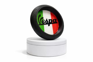 Bandeja Cenicero Rueda Moto Vespa Italiana