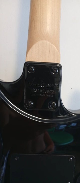 Chitarra elettrica Jackson nera