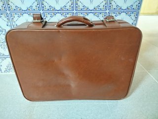 Maleta Tauro Marrón y Beige