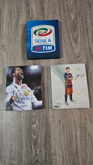 Lote 13 Steelbooks FIFA y Pro Evolution Soccer