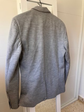 Chaqueta traje americana Zara Gris Hombre