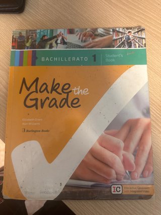 Libro de ingles Make the Grade Bachillerato 1