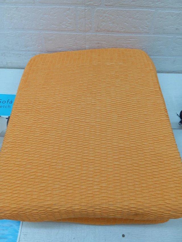 Capa Elástica para Sofá Túnez 4 Lugares Amarelo