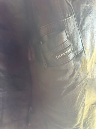 Chaqueta de cuero Chevignon Talla L