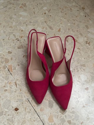 Zapatos Buonarroti tacón rosa