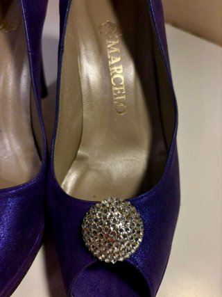 Zapatos de fiesta mujer MARCELO morados