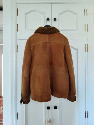 Chaqueta de piel Camel
