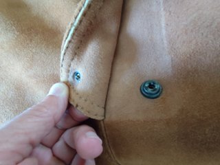 Chaqueta de piel Camel
