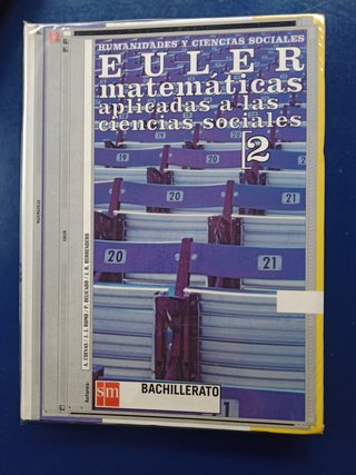 Libro de 2 Bachillerato Matemáticas aplicadas  SM