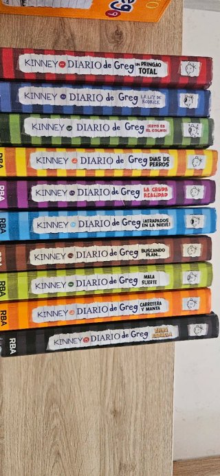 Colección Diario de Greg Volúmenes 1 a 10.