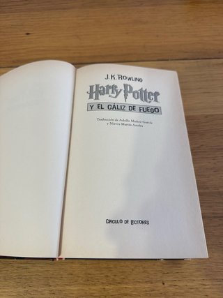 Harry Potter y el Caliz de Fuego