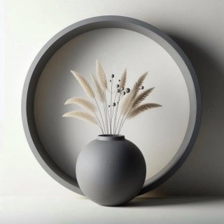 Vaso pequeno com anel decorativo