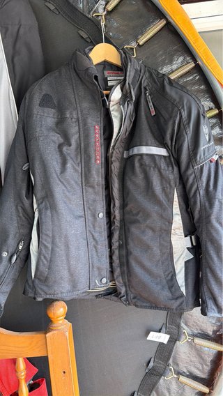 Chaqueta Moto Mujer Evolution Negra