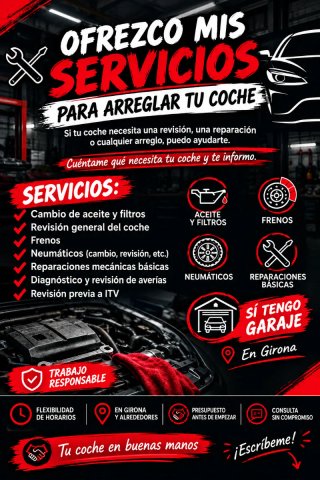 Mecánico a domicilio y garaje