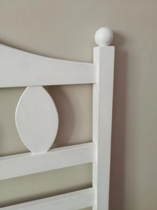 Cabezal cama madera 110 cm blanco