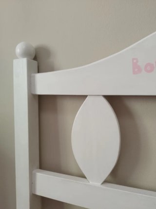 Cabezal cama madera 110 cm blanco