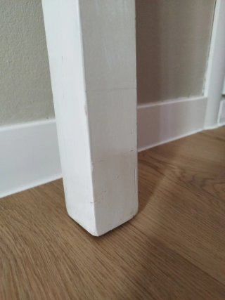 Cabezal cama madera 110 cm blanco