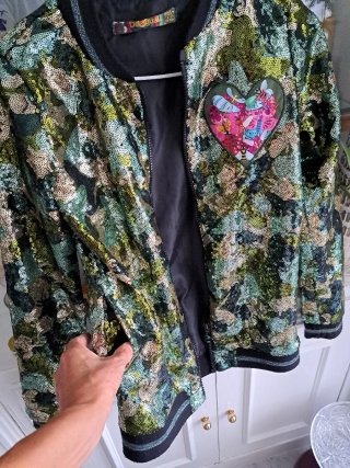 Chaqueta Desigual lentejuelas S