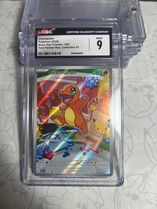 Carta Pokémon Charmander CGC 9
