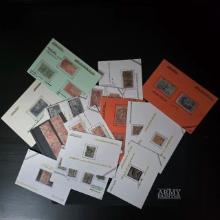 15 cartoline con francobolli italiani