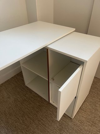 Escritorio modular blanco