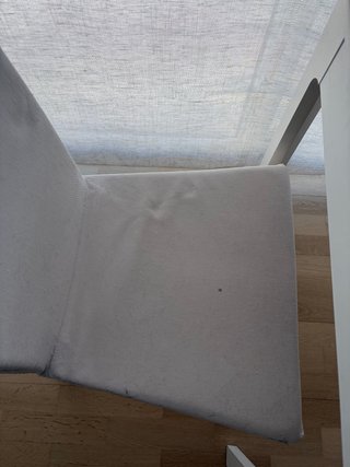 Sillas Ikea blancas de tela