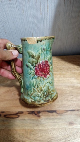 Jarrón antiguo Modernista Rosa