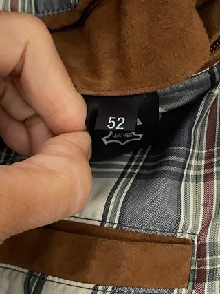 Giubbotto scamosciato uomo marrone